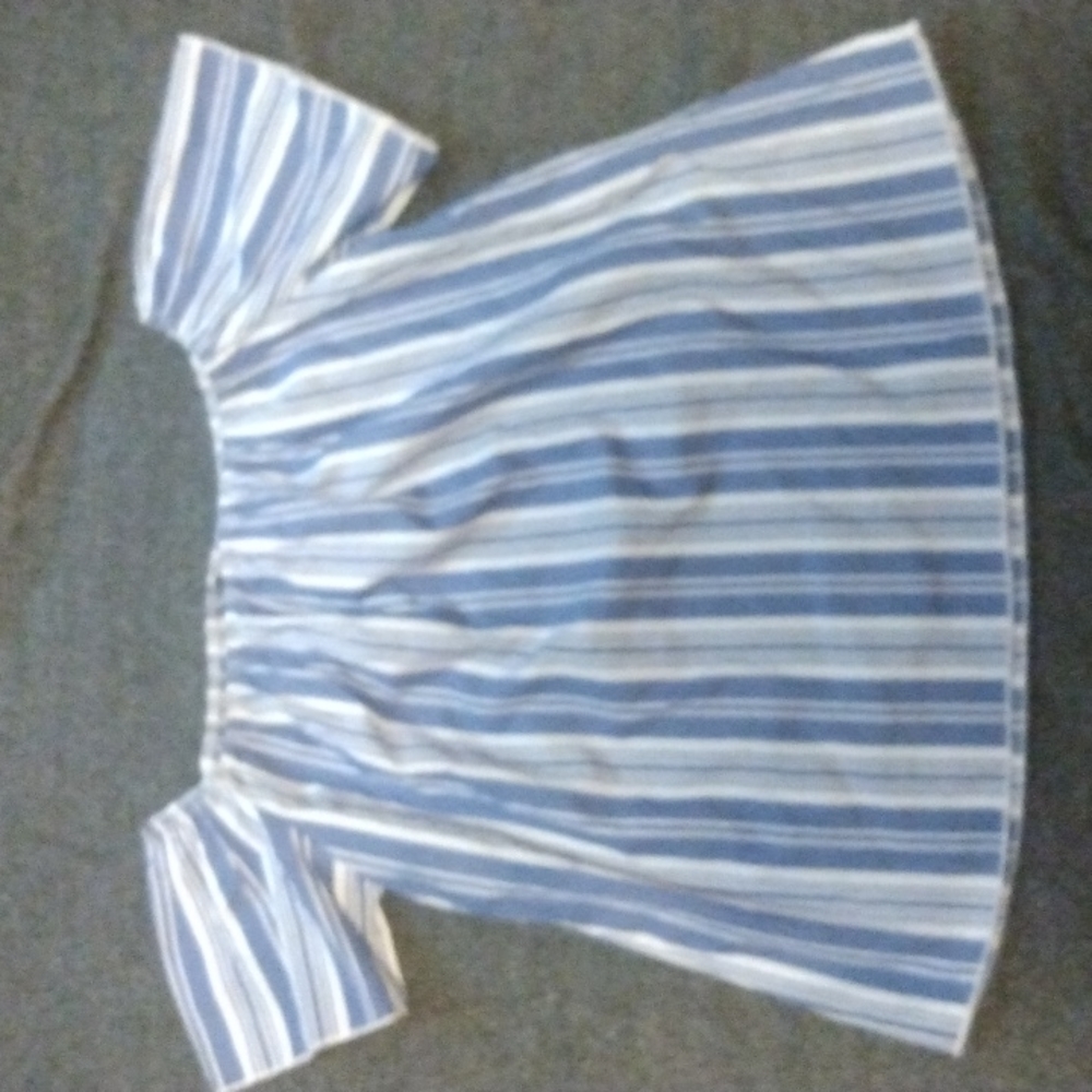 Love Cameron Blue & White Stripes , XL